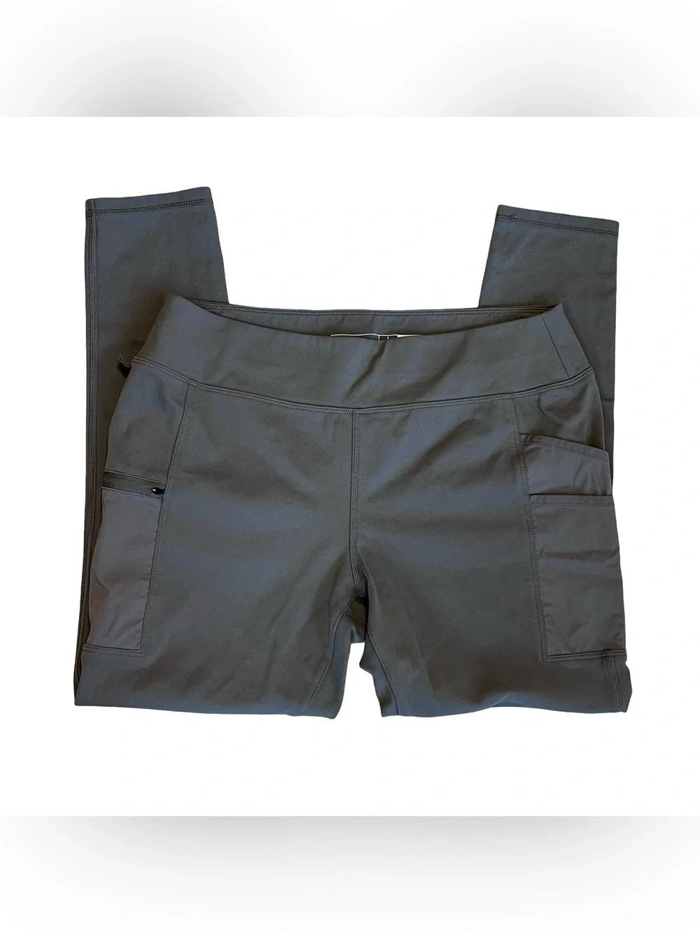 Carhartt Women’s Sz L Green Fitted Legging Pull On Force Utility Pockets